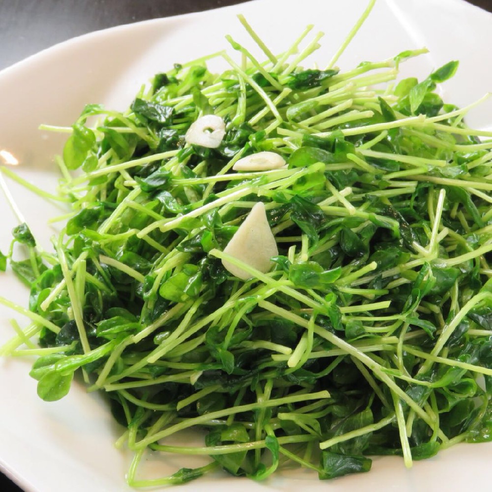 豆苗炒め
